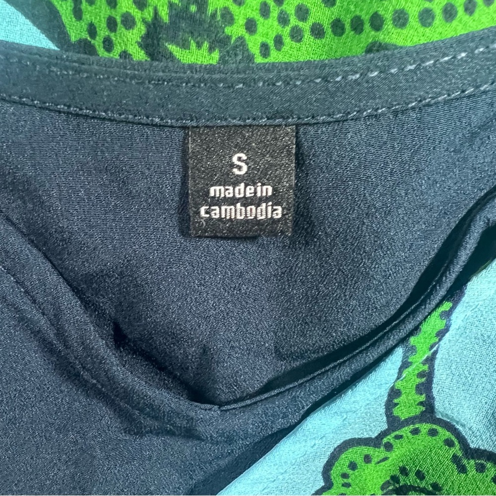 CAbi Green Floral Midi Dress - Picture 11 of 14